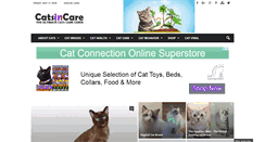 Desktop Screenshot of catsincare.com